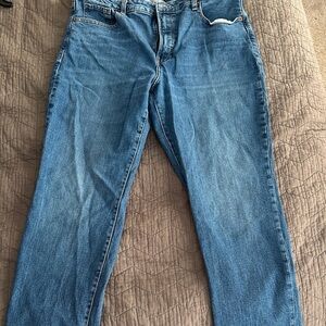 Old Navy Women's Straight Leg Jeans - Blue